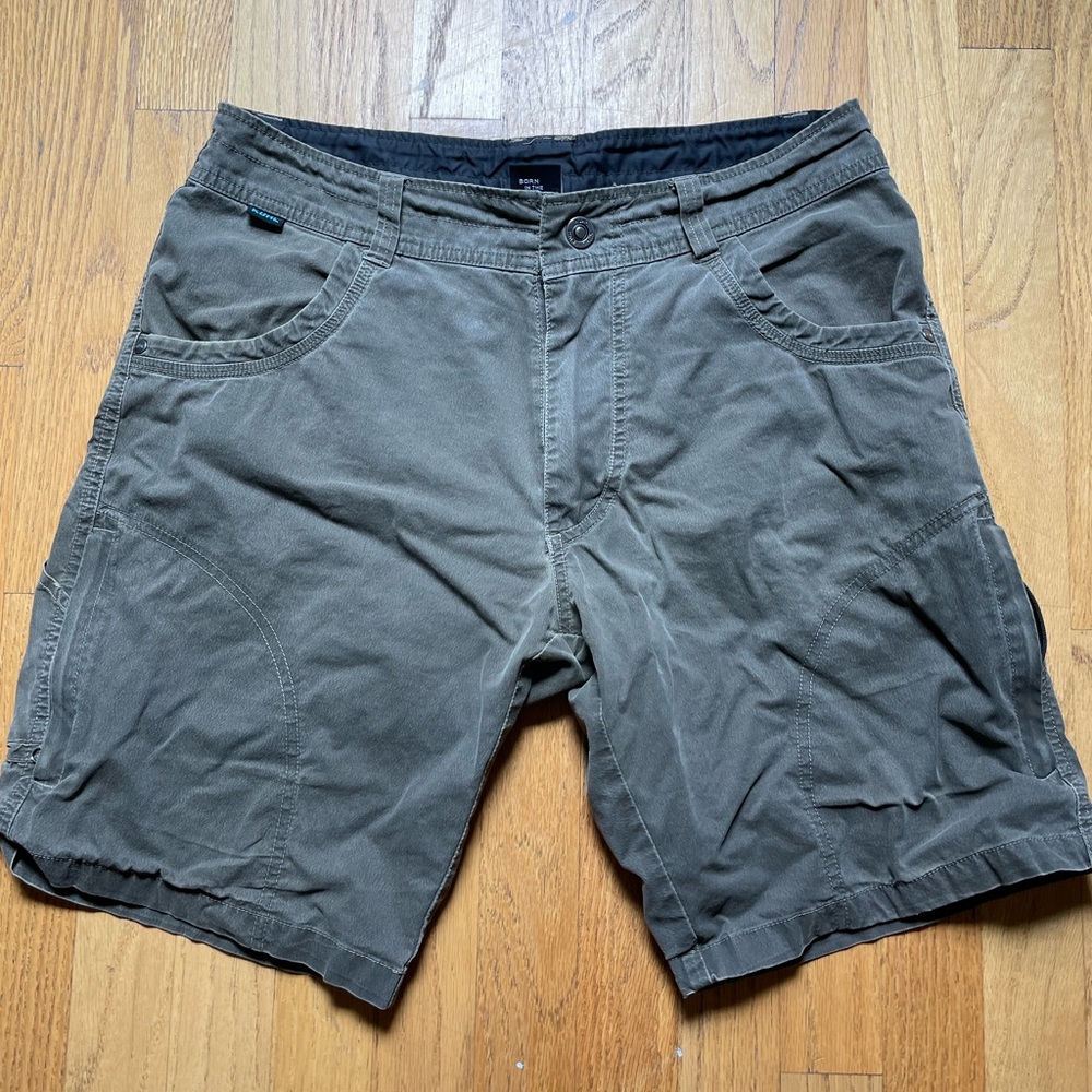 Men’s Kuhl Outdoor Adventure Hiking Shorts Size 32 Vintage Patina Dye
